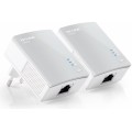 Wi-Fi ryšio kartotuvas 100Mbps per elektros tinklą TP-LINK PA4010KIT
